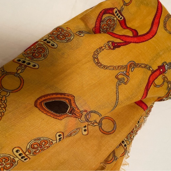 Beautiful equestrian scarf 72”x32” - Picture 3 of 7